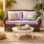 DOUBLE SEATER SOFA WITH CUSHIONS (AHOL/159/002)