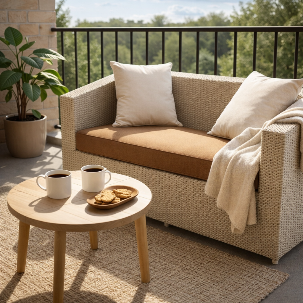THREE SEATER SOFA WITH CUSHION (AHOL/100/001)