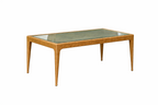 DINING TABLE WITH GLASS TOP (AHOD/145/002)