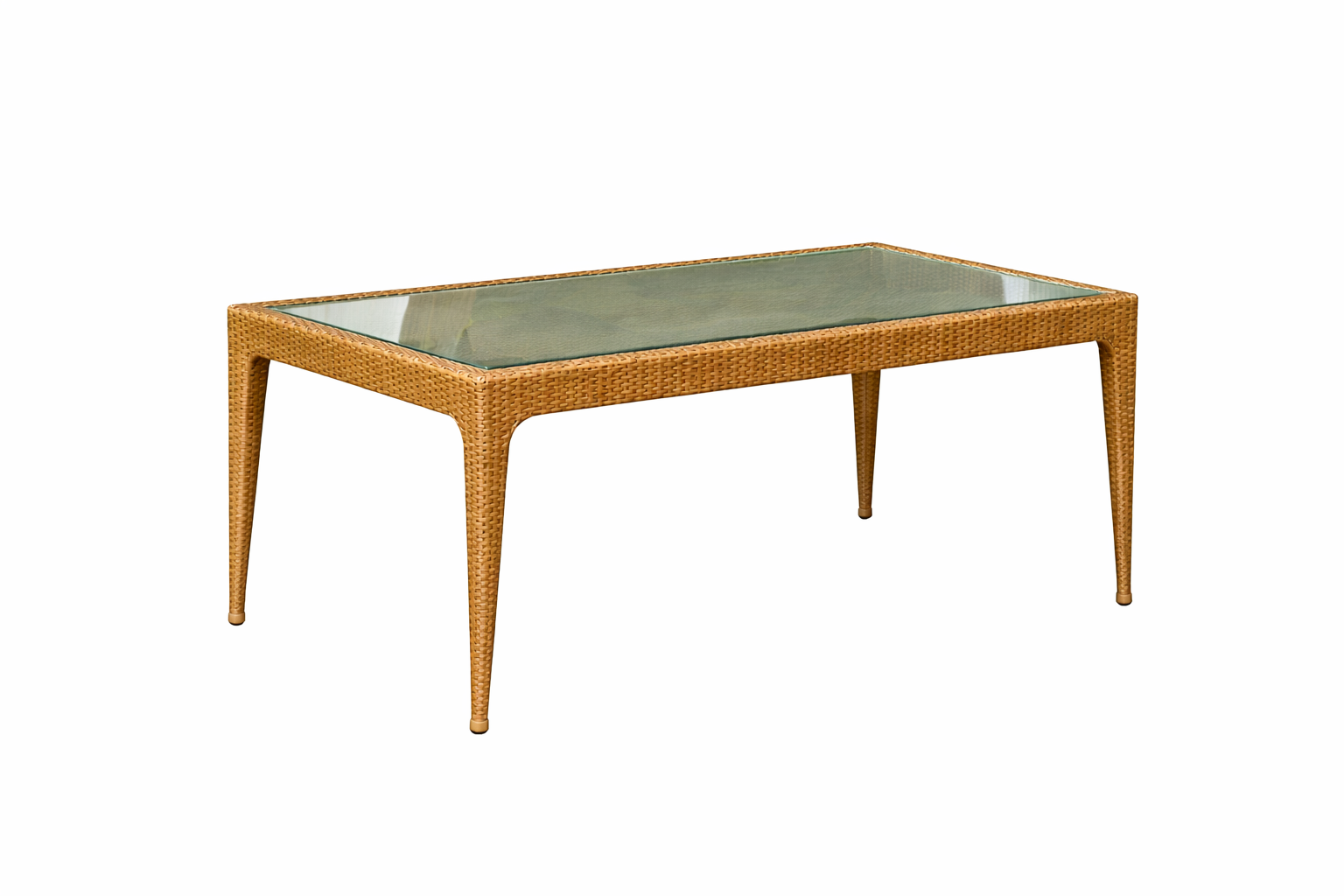 DINING TABLE WITH GLASS TOP (AHOD/145/002)