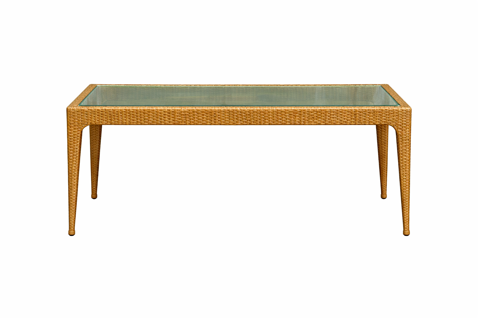 DINING TABLE WITH GLASS TOP (AHOD/145/002)