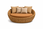 DOUBLE SEATER SOFA WITH CUSHION (AHOL/186/001)