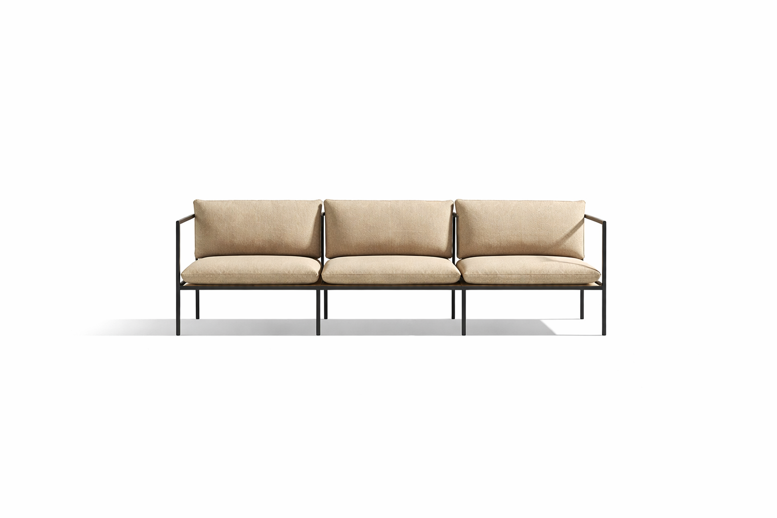 THREE SEATER SOFA WITH CUSHION (AHO/053/003)