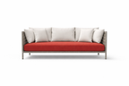 THREE SEATER SOFA WITH CUSHION (AHO/067/002)