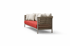 THREE SEATER SOFA WITH CUSHION (AHO/067/002)