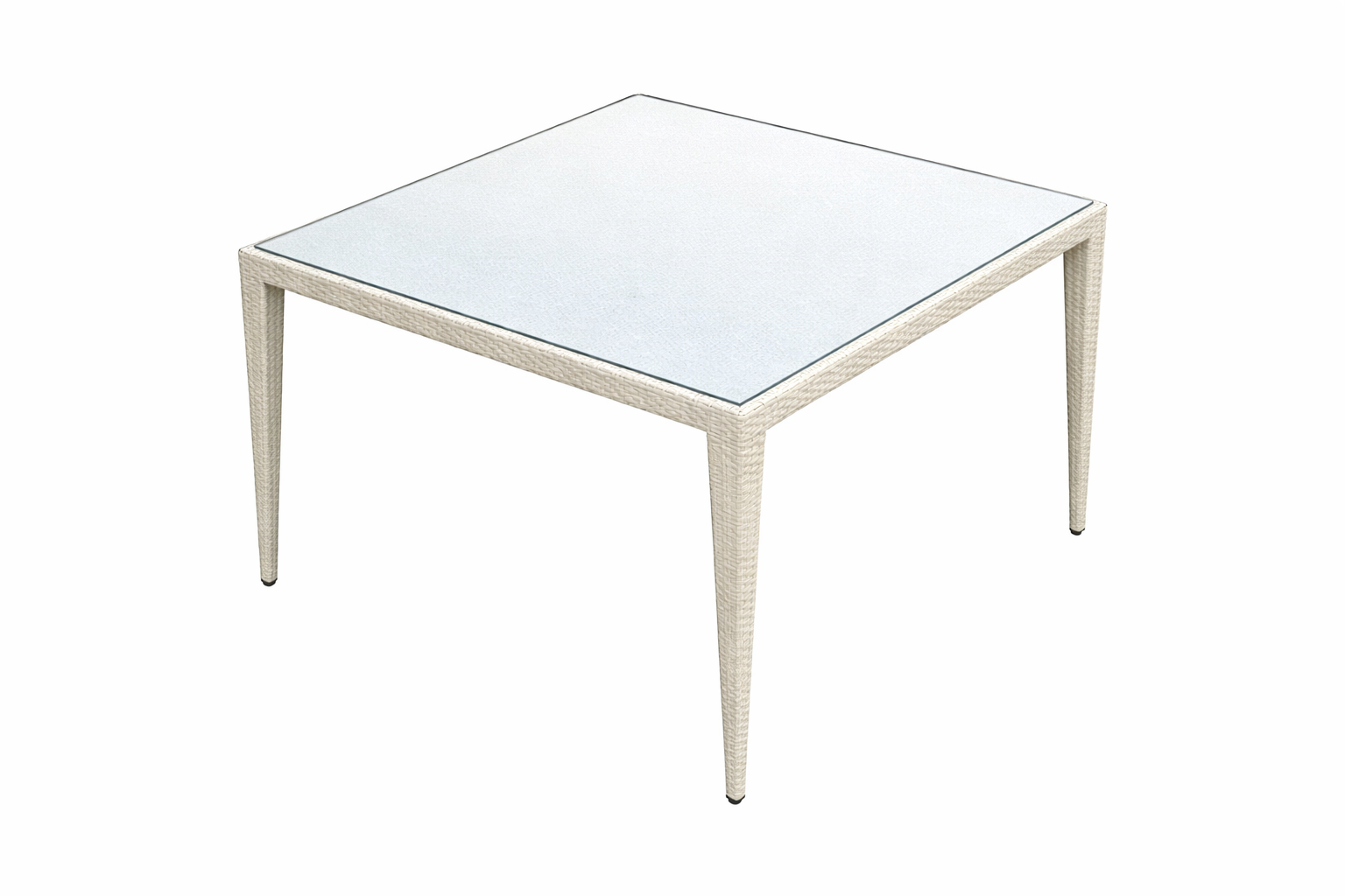 DINING TABLE WITH GLASS TOP (AHOD/137/002)