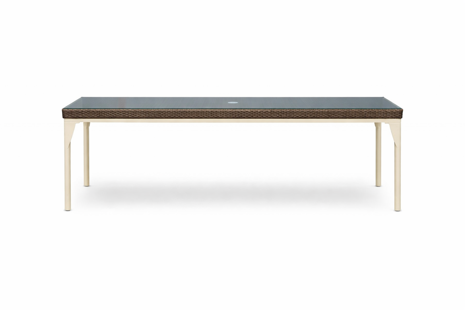 DINING TABLE WITH GLASS TOP (AHO/060/003)