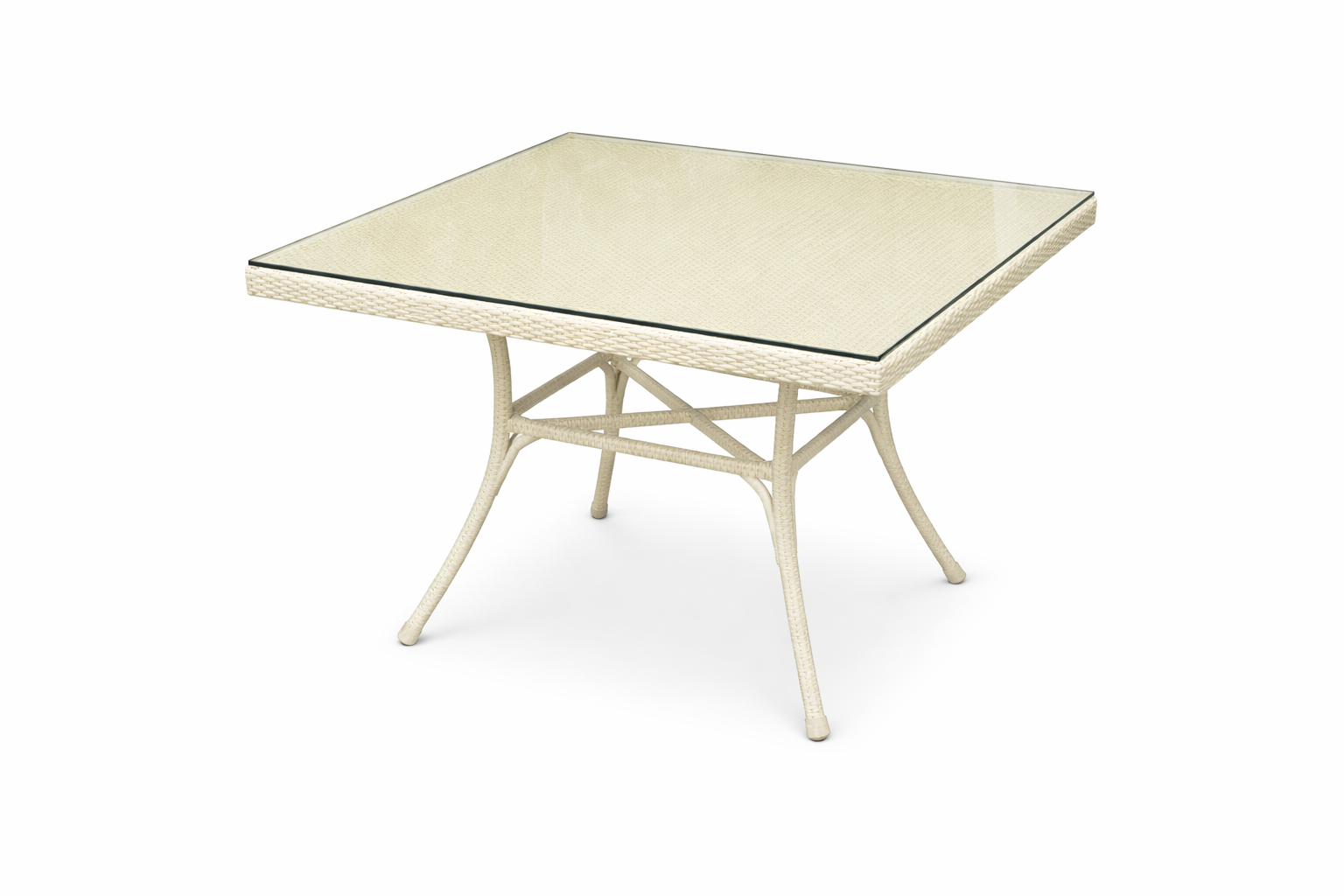DINING TABLE WITH GLASS TOP (AHOD/165/002)