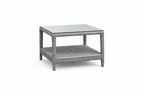 SIDE TABLE WITH GLASS TOP (AHOL/412/005)