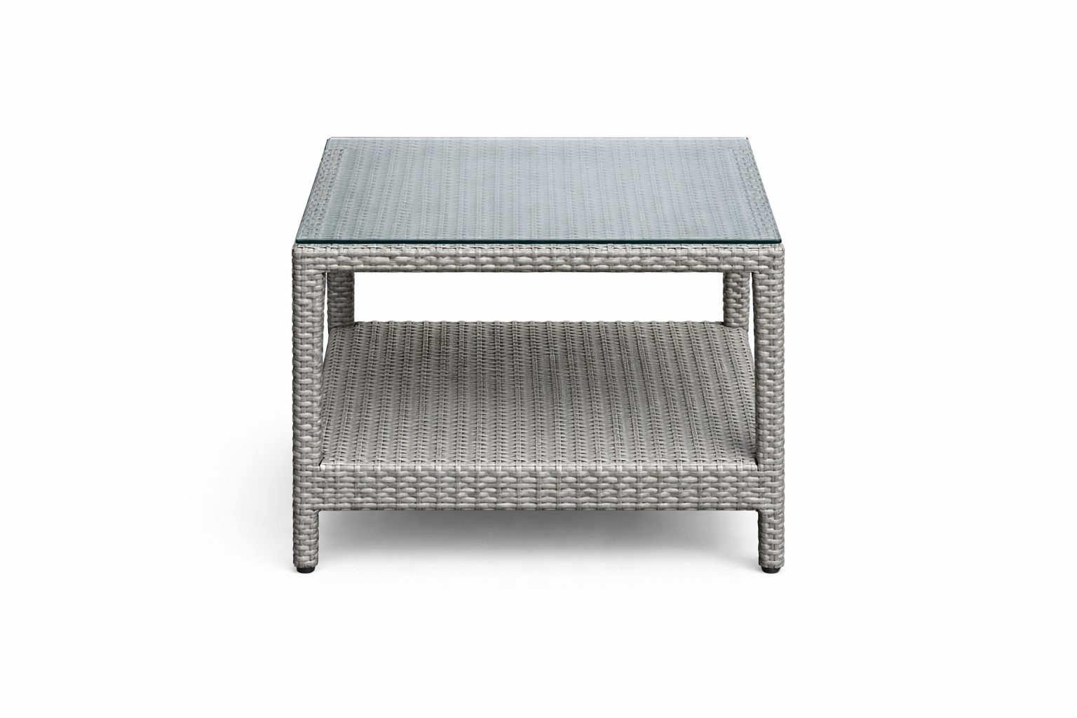 SIDE TABLE WITH GLASS TOP (AHOL/412/005)