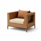 SINGLE SEATER SOFA WITH CUSHION (AHOL/189/003)