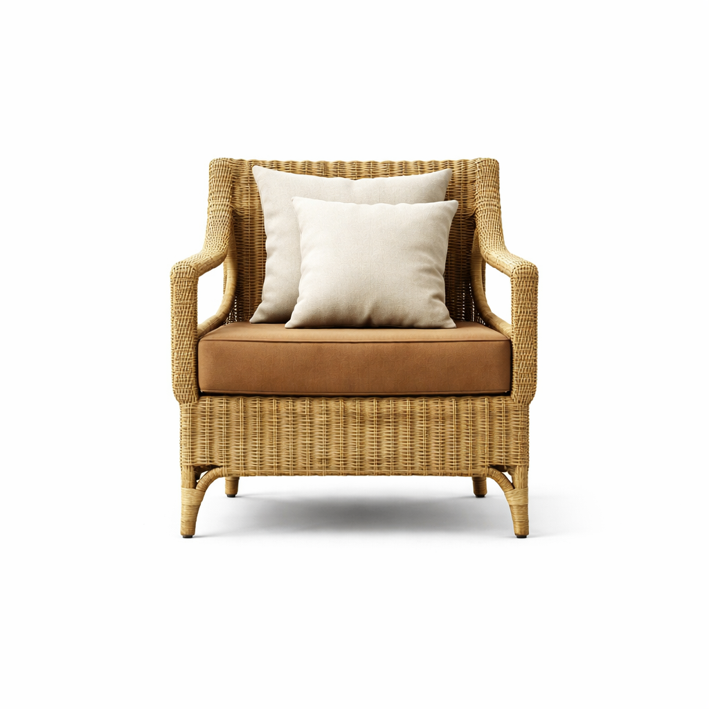 SINGLE SEATER SOFA WITH CUSHIONS (AHOL/149/003)