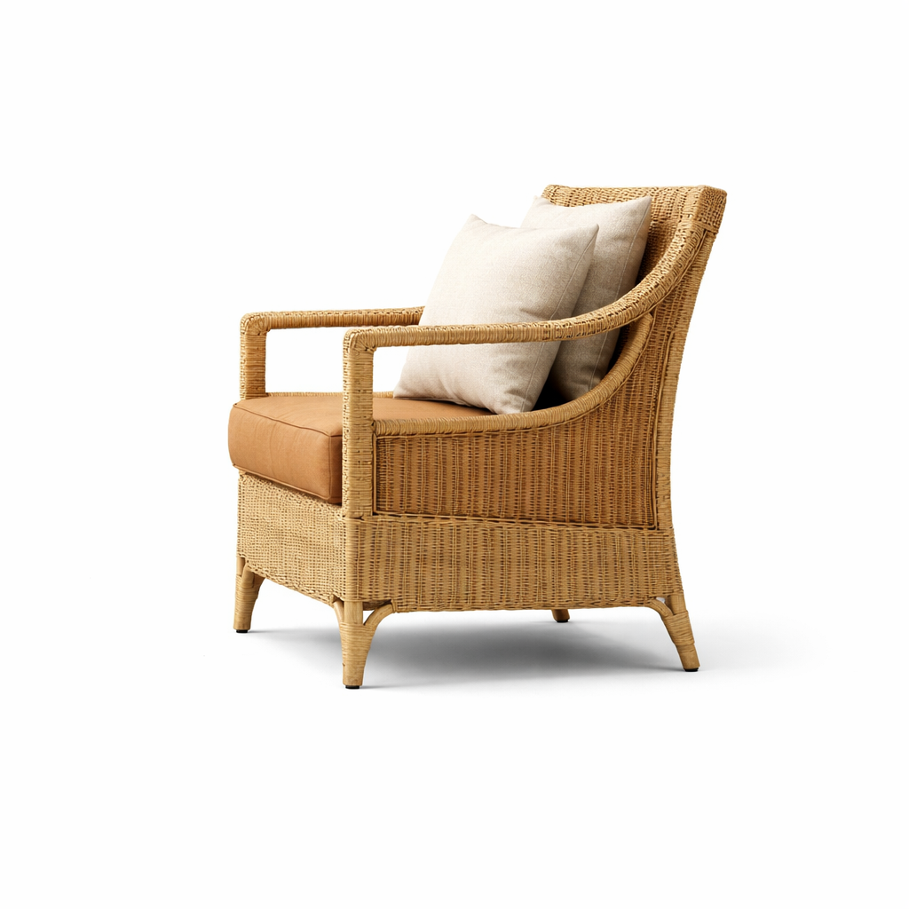 SINGLE SEATER SOFA WITH CUSHIONS (AHOL/149/003)
