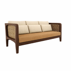 THREE SEATER SOFA WITH CUSHION (AHO/030/007)