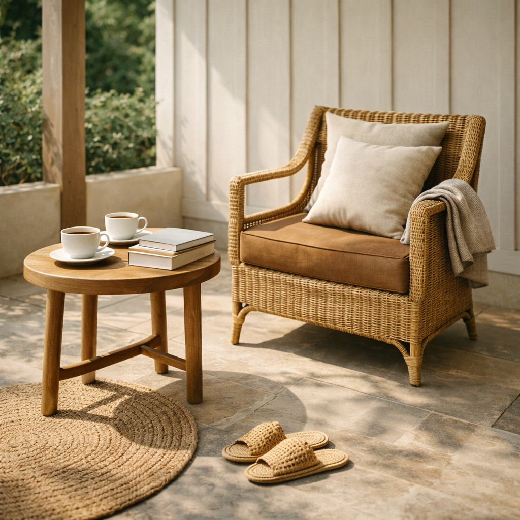 SINGLE SEATER SOFA WITH CUSHIONS (AHOL/149/003)