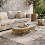 OTTOMAN WITH CUSHION (AHOL/605/006)