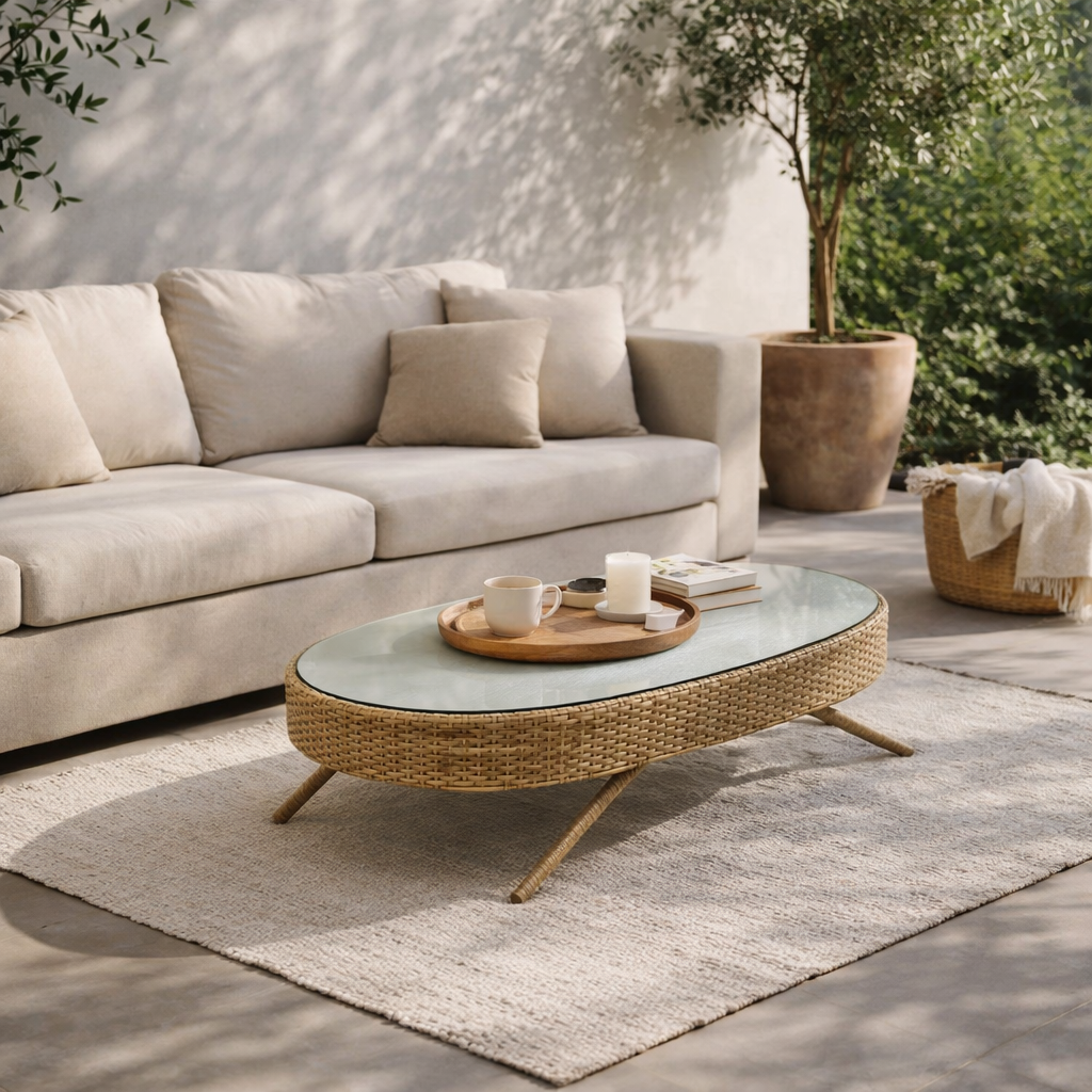 OTTOMAN WITH CUSHION (AHOL/605/006)