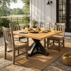 SQUARE TEAK TABLE TOP (AHO/013/040)