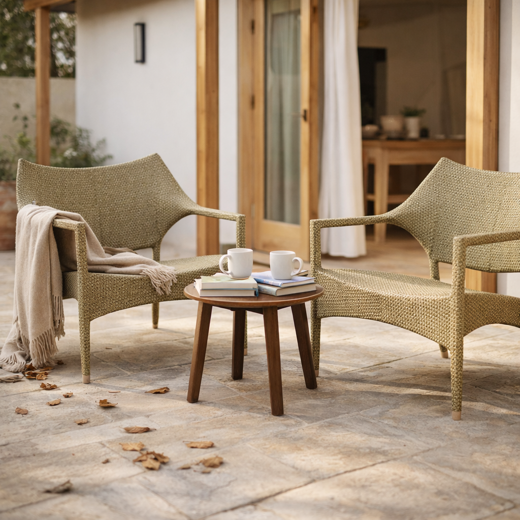 SINGLE SEATER LOUNGE SOFA WITH CUSHIONS (AHO/001/008)