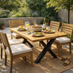 SQUARE TEAK TABLE TOP (AHO/013/044)