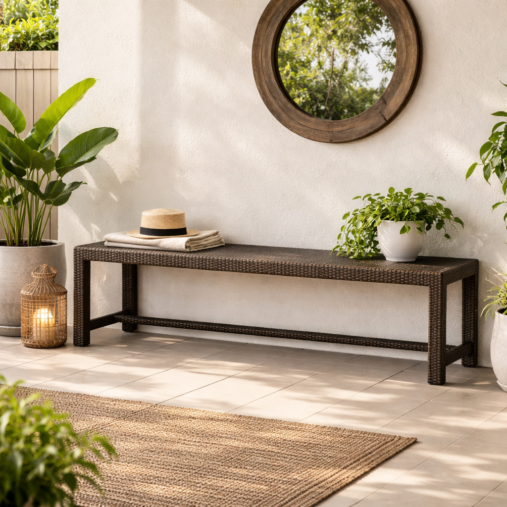 THREE SEATER BENCH (AHO/004/002)