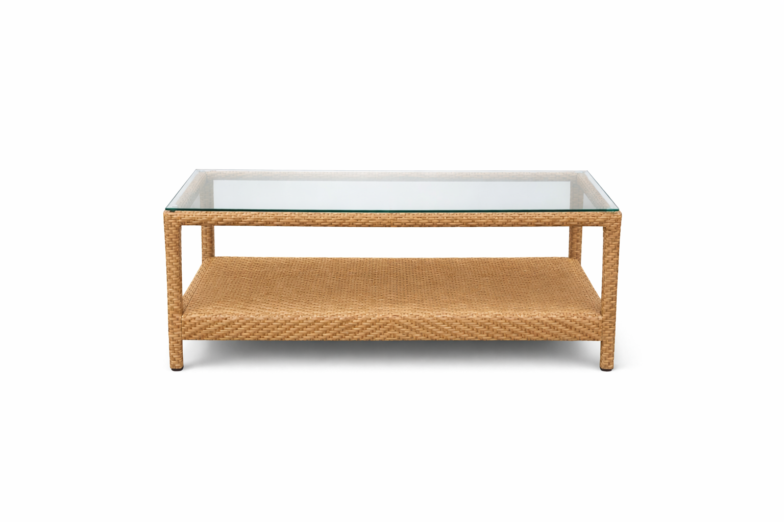 CENTER TABLE WITH GLASS TOP (AHOL/412/004)