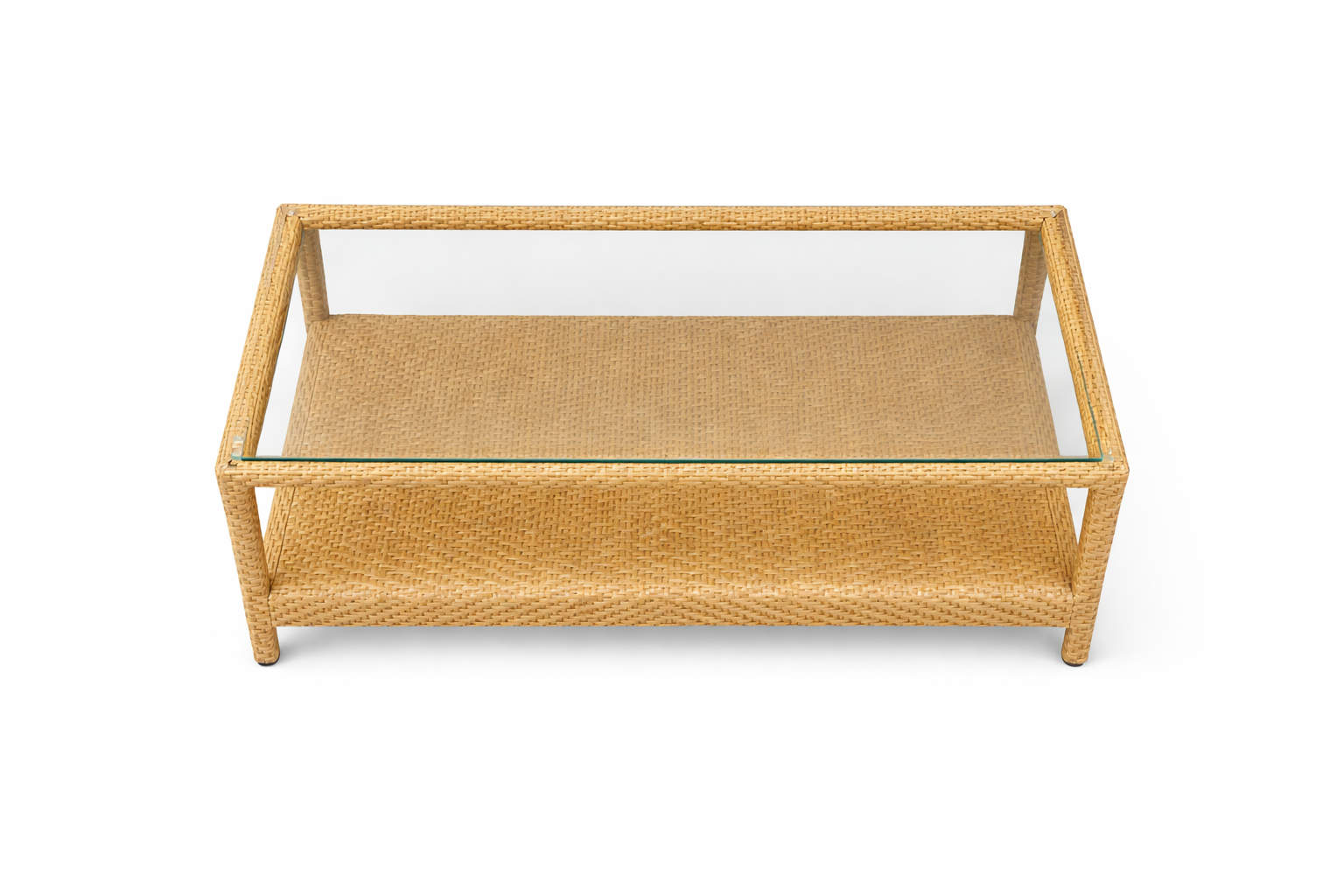 CENTER TABLE WITH GLASS TOP (AHOL/412/004)