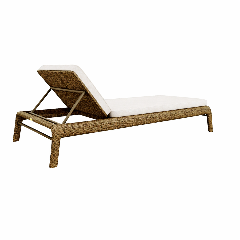 SUNLOUNGER WITH CUSHION (AHO/048/015)