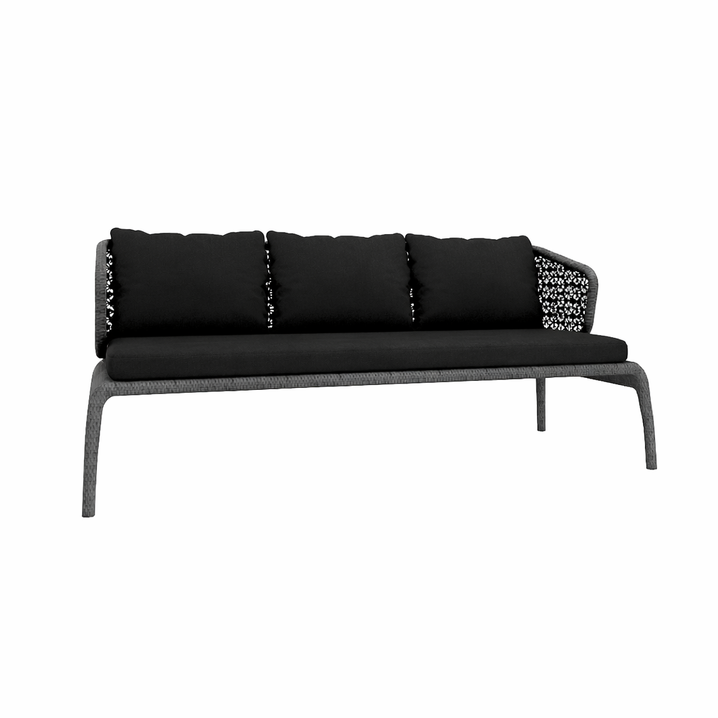 THREE SEATER SOFA WITH CUSHION (AHO/048/009)