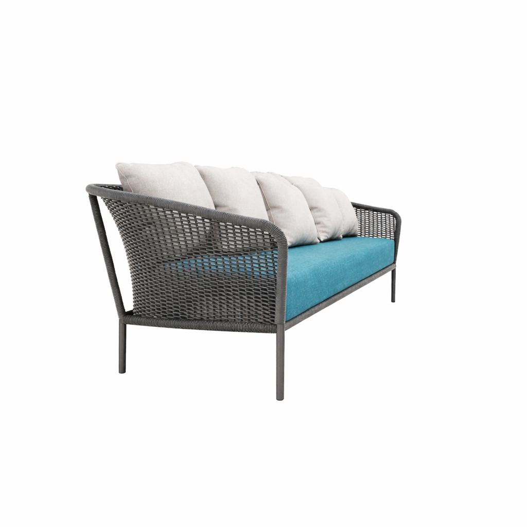 THREE SEATER SOFA WITH CUSHION (AHO/051/006)