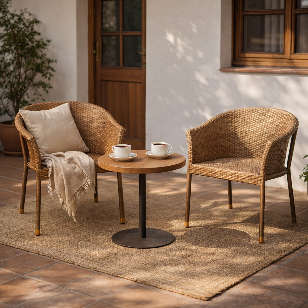 DINING ARMCHAIR (STACKABLE) WITH CUSHION (AHOD/124/001)