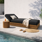 SUNLOUNGER WITH CUSHION (AHO/057/010)