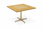 DINING TABLE WITH GLASS TOP (AHOD/202/002)