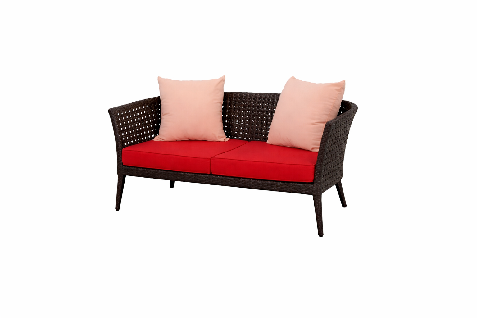 DOUBLE SEATER SOFA WITH CUSHION (AHOL/184/002)