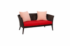 DOUBLE SEATER SOFA WITH CUSHION (AHOL/184/002)