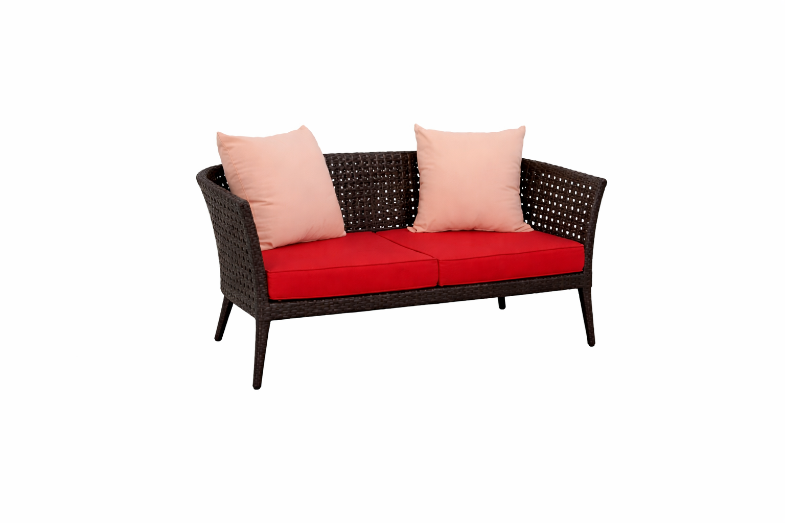 DOUBLE SEATER SOFA WITH CUSHION (AHOL/184/002)
