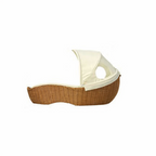LUXURY DOUBLE SUN LOUNGER WITH CUSHION (AHOC/242/001)