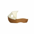 LUXURY DOUBLE SUN LOUNGER WITH CUSHION (AHOC/242/001)