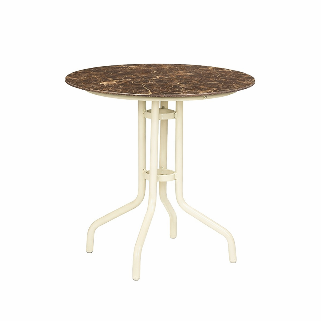 OUTDOOR TEA TABLE WITH HPL TOP (AHO/077/003)