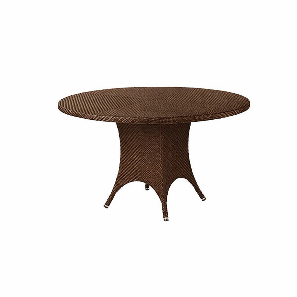ROUND DINING TABLE WITH GLASS TOP (AHO/025/003)