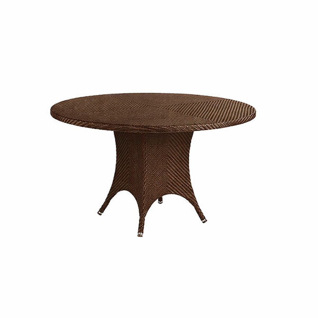 ROUND DINING TABLE WITH GLASS TOP (AHO/025/003)
