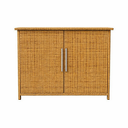 SIDEBOARD WITH GLASS TOP (AHOA/307/001)