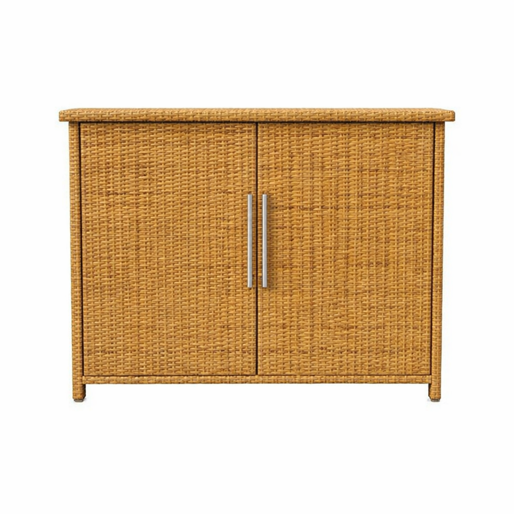 SIDEBOARD WITH GLASS TOP (AHOA/307/001)