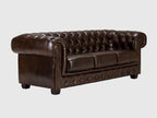 Grand Haven Brown Leather Sofa