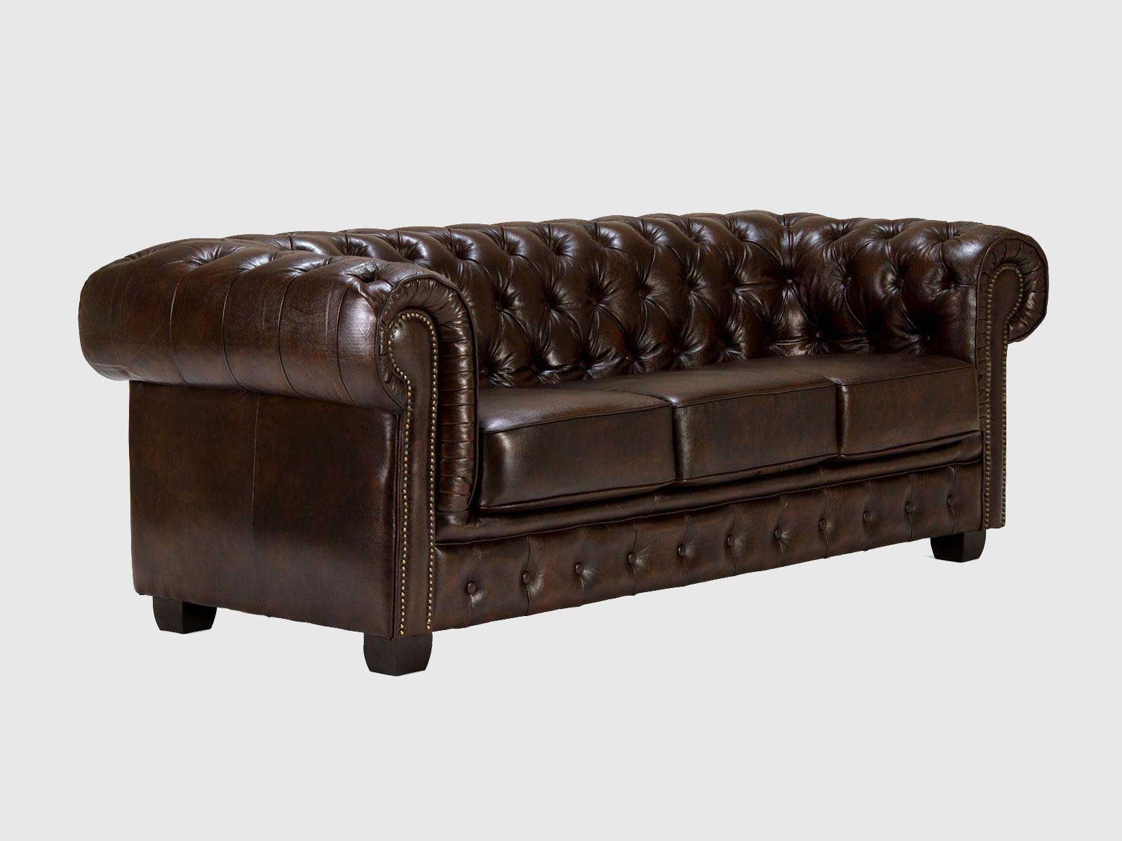 Grand Haven Brown Leather Sofa