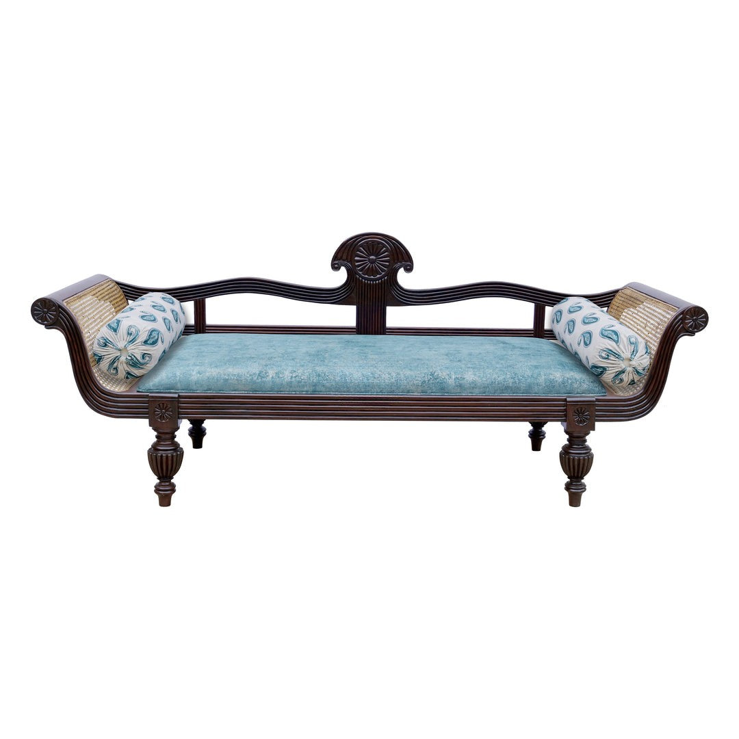Coastal Charm Rattan Sofa Diwan
