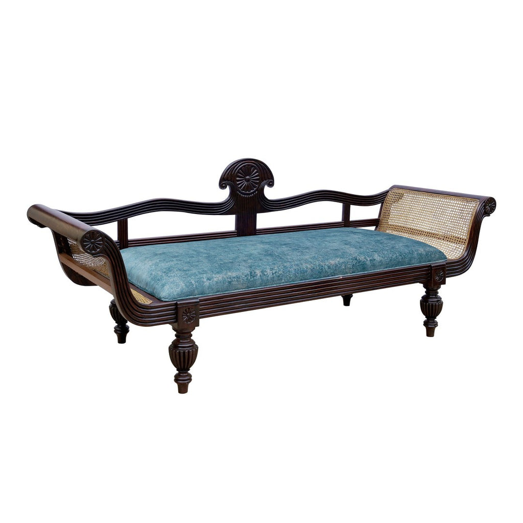 Coastal Charm Rattan Sofa Diwan