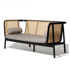 Raven Charm Sofa in Black Finish