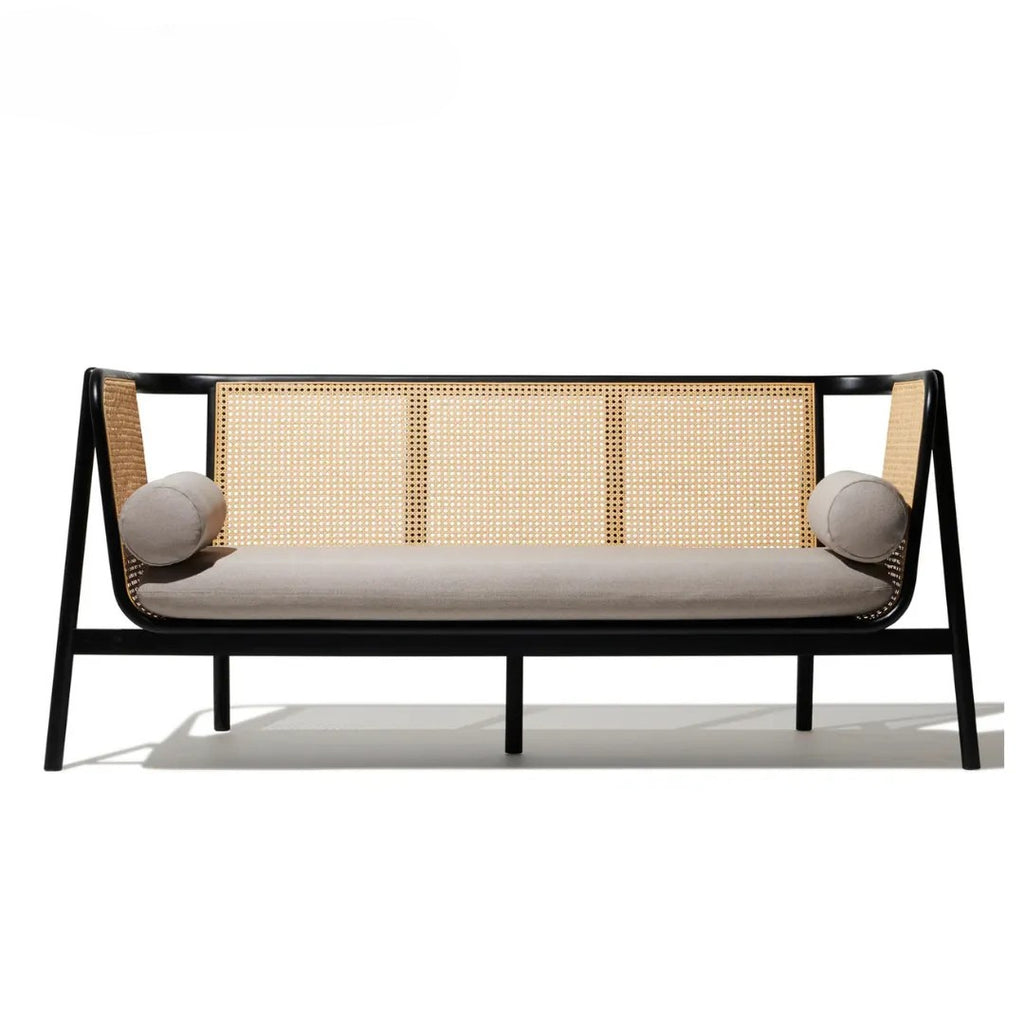 Raven Charm Sofa in Black Finish