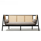Raven Charm Sofa in Black Finish
